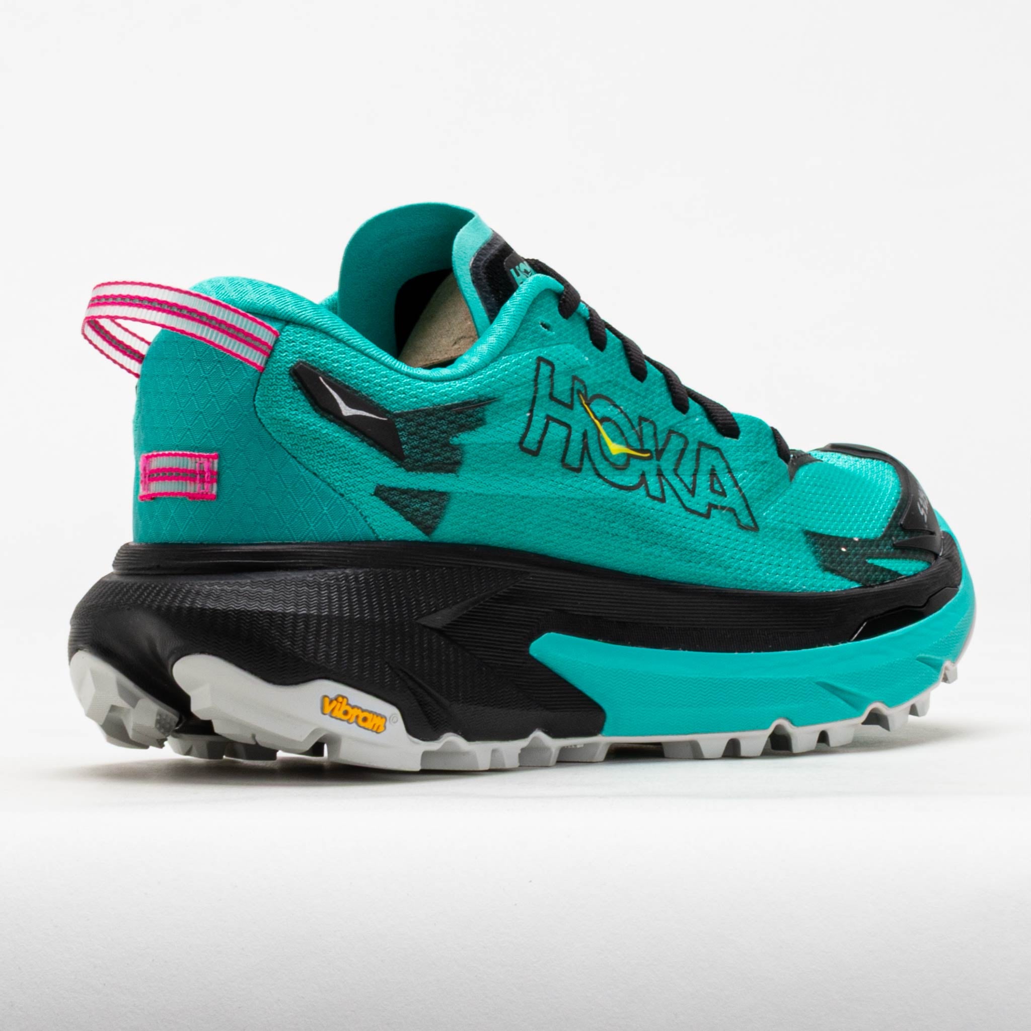 HOKA Mafate 5 Women's Black/Electric Aqua