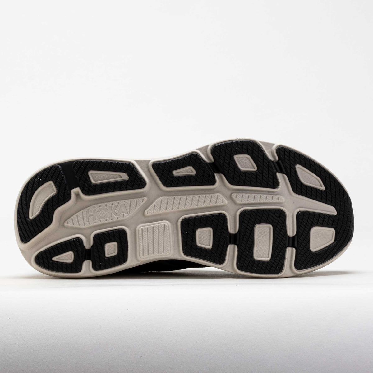 HOKA Bondi 9 Men's Black/River Rock Grey