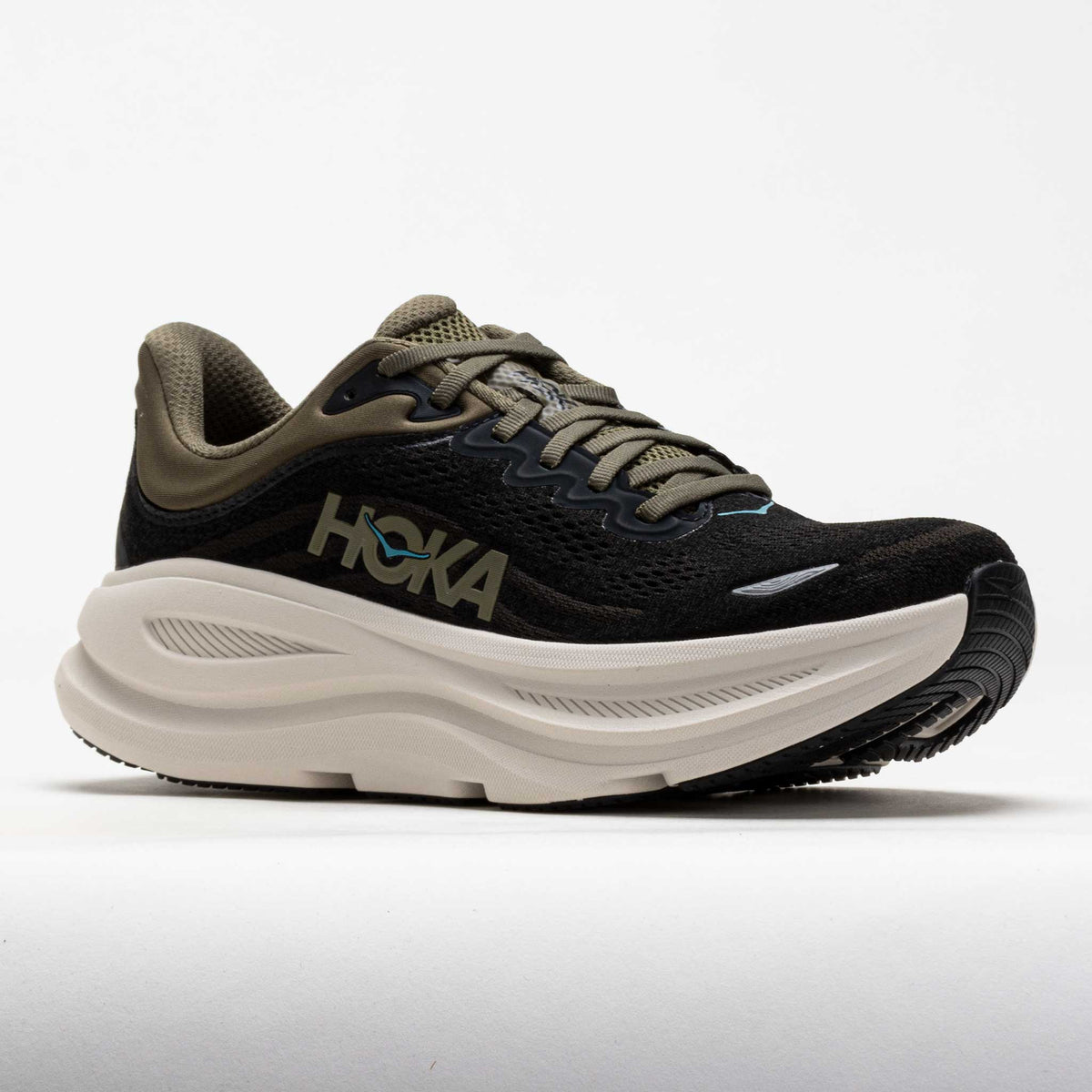 HOKA Bondi 9 Men's Black/River Rock Grey