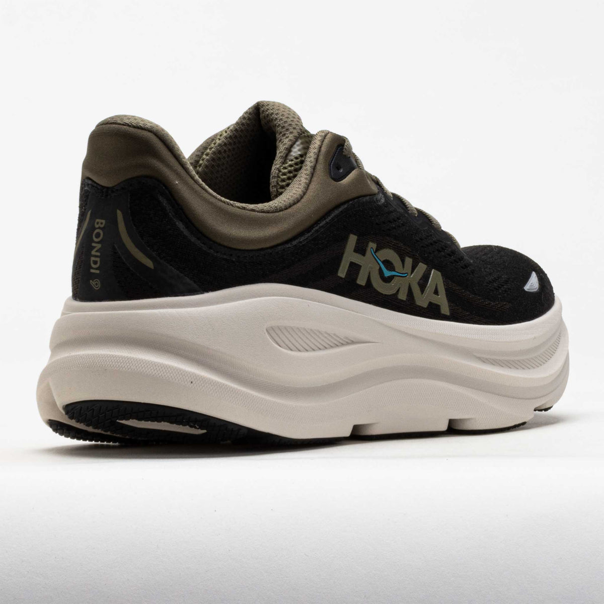 HOKA Bondi 9 Men's Black/River Rock Grey