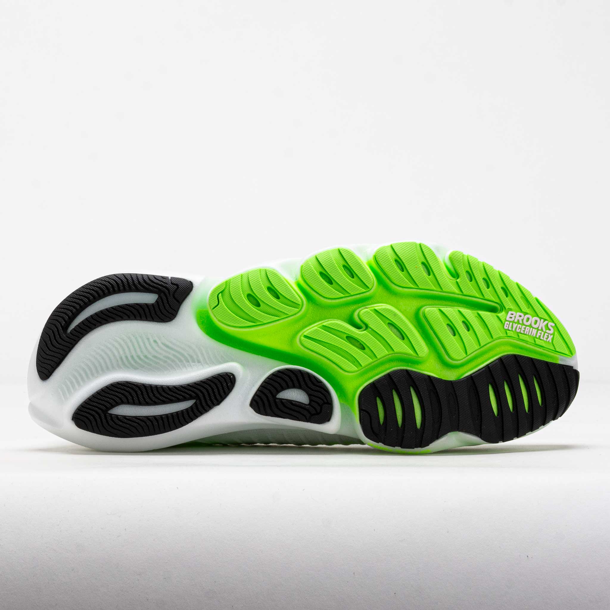 Brooks Glycerin Flex Men's White/Green Gecko/Phantom