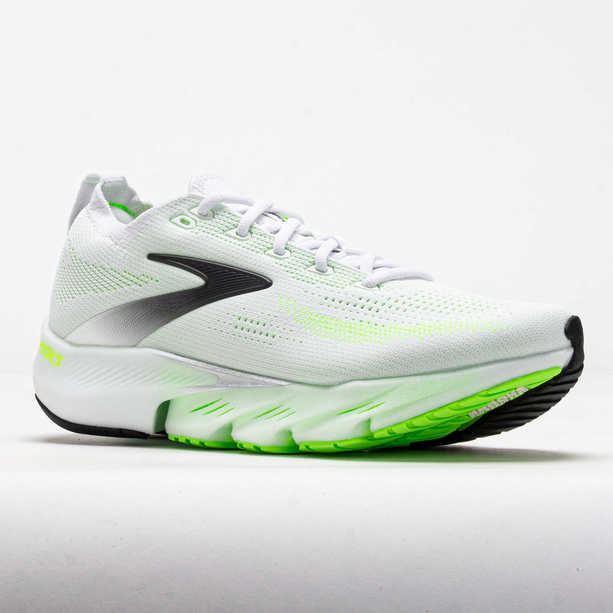 Brooks Glycerin Flex Men's White/Green Gecko/Phantom – Holabird Sports