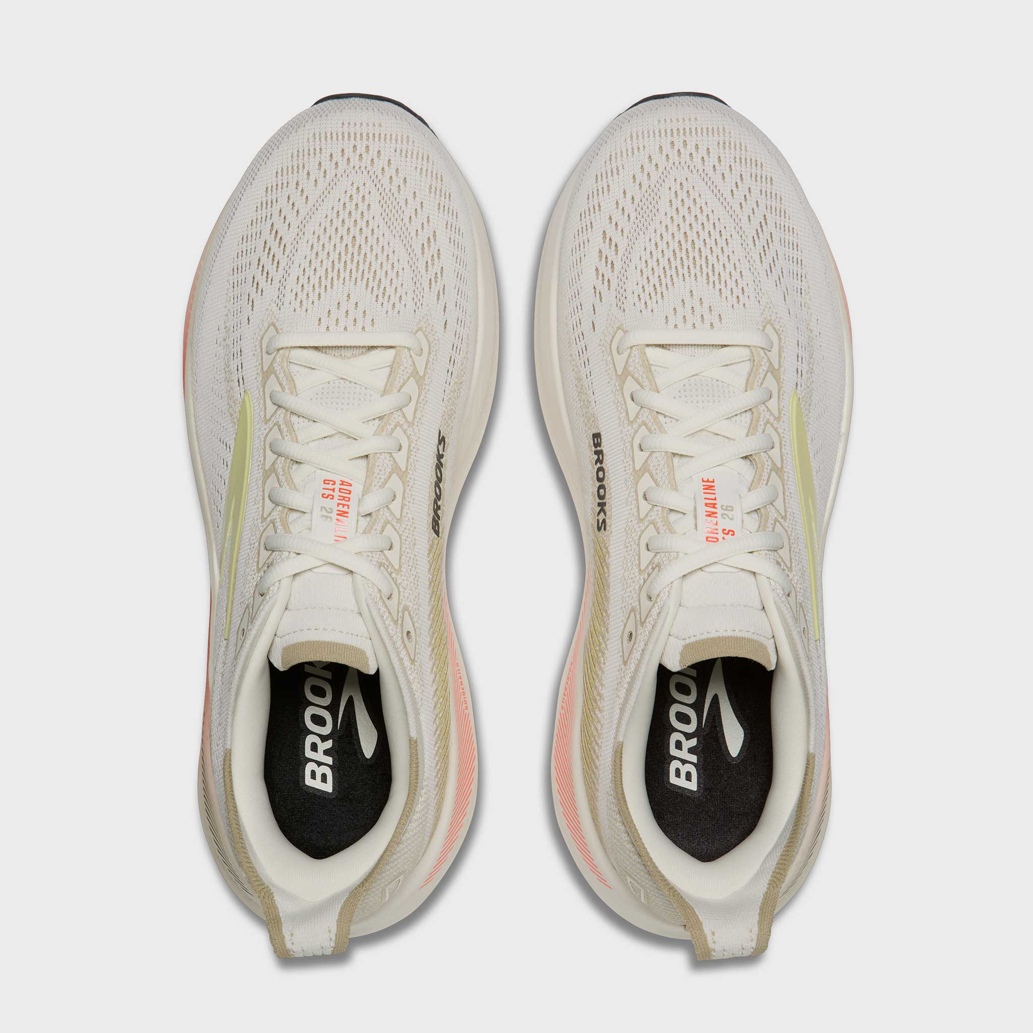 Brooks Adrenaline GTS 26 Men's Tofu/ Lemonade/Fiery Coral
