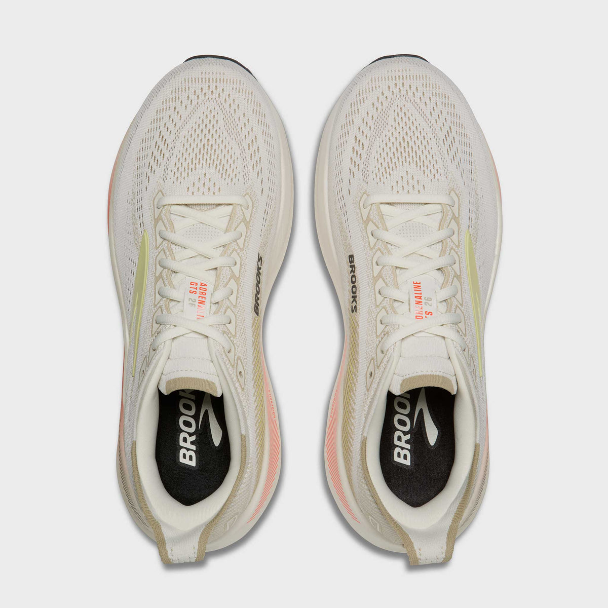 Brooks Adrenaline GTS 26 Men's Tofu/ Lemonade/Fiery Coral