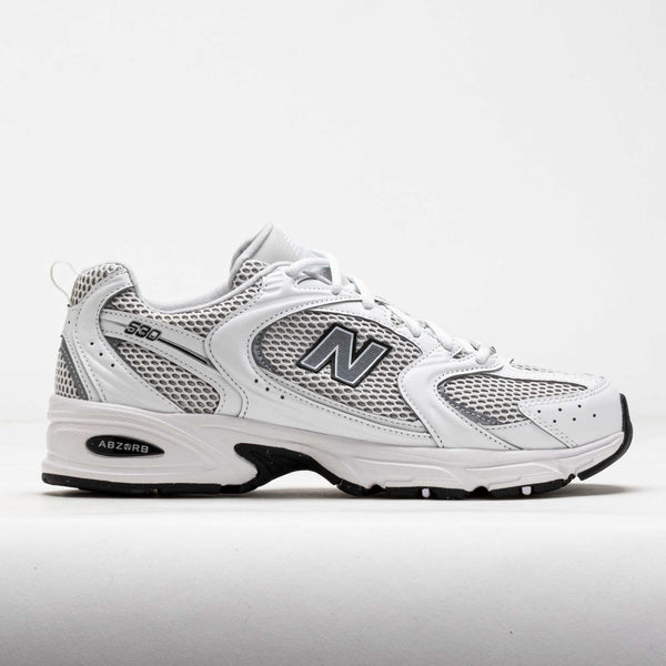 New Balance 530 Unisex NB White/Silver Metallic – Holabird Sports