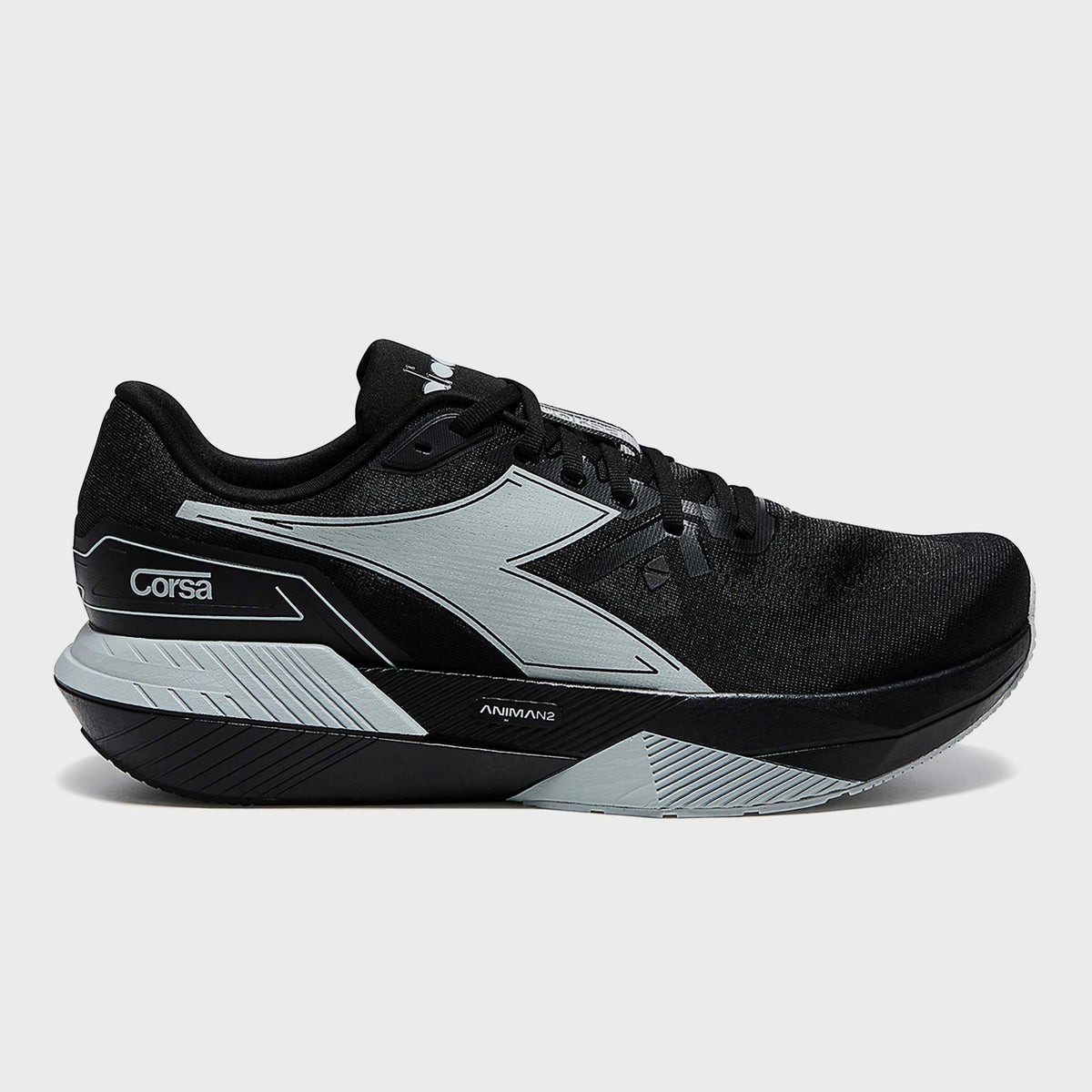 Diadora Corsa Men's Black/Mirage Grey
