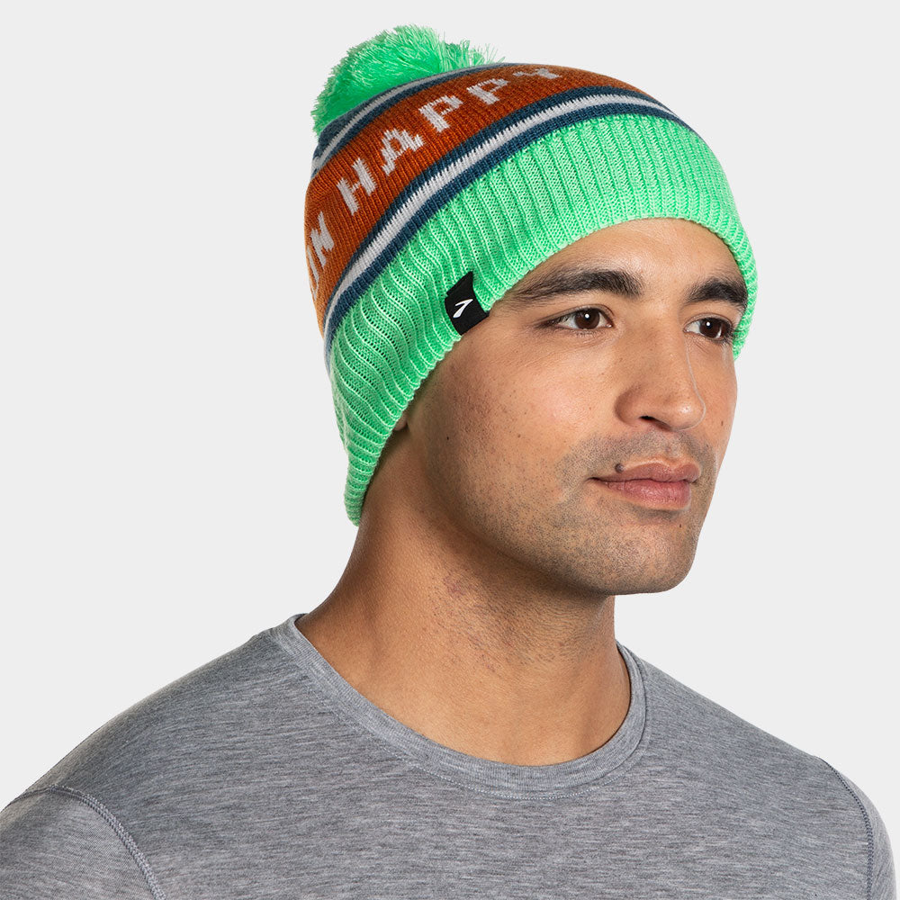 Brooks Heritage Pom Beanie