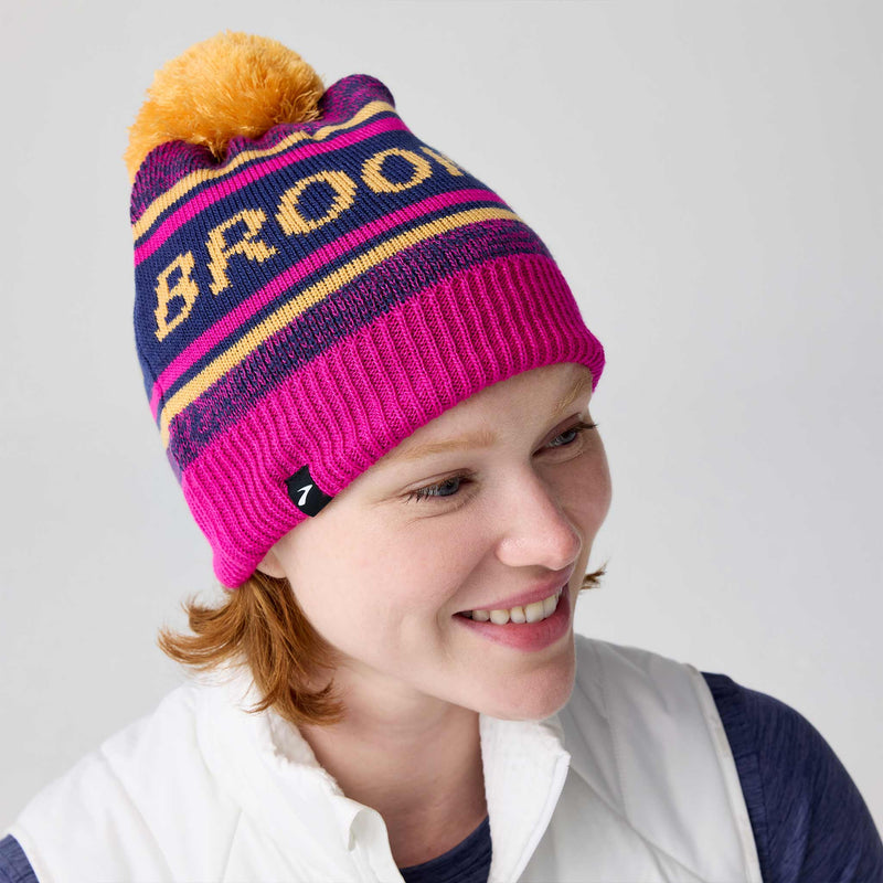 Brooks Heritage Pom Beanie