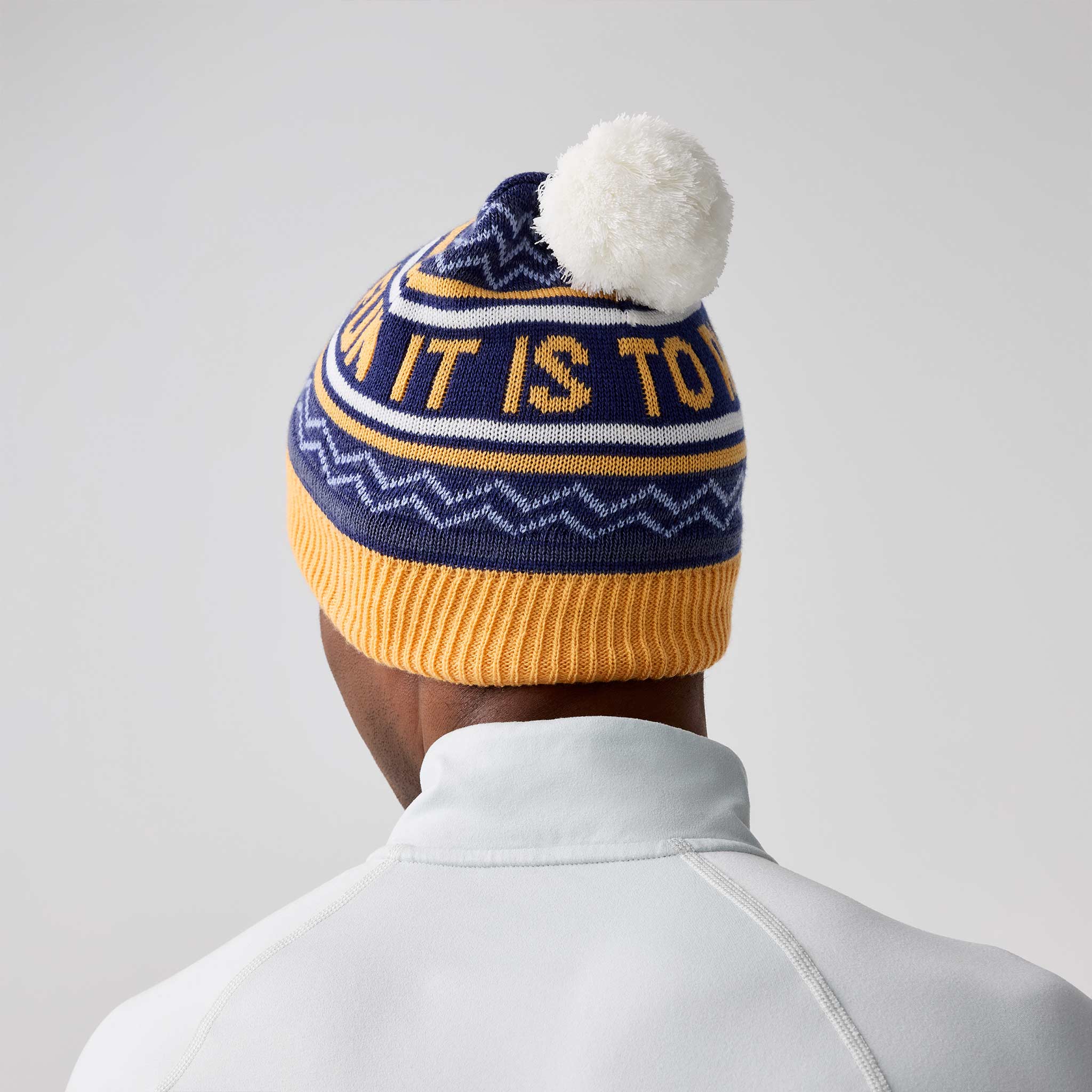 Brooks Heritage Pom Beanie