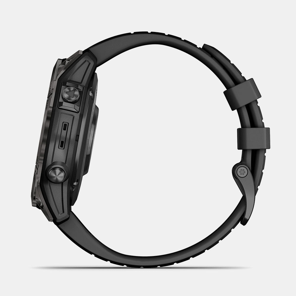 Garmin Fenix 7 Pro Solar Smartwatch - Sapphire Carbon Gray DLC Titanium Black