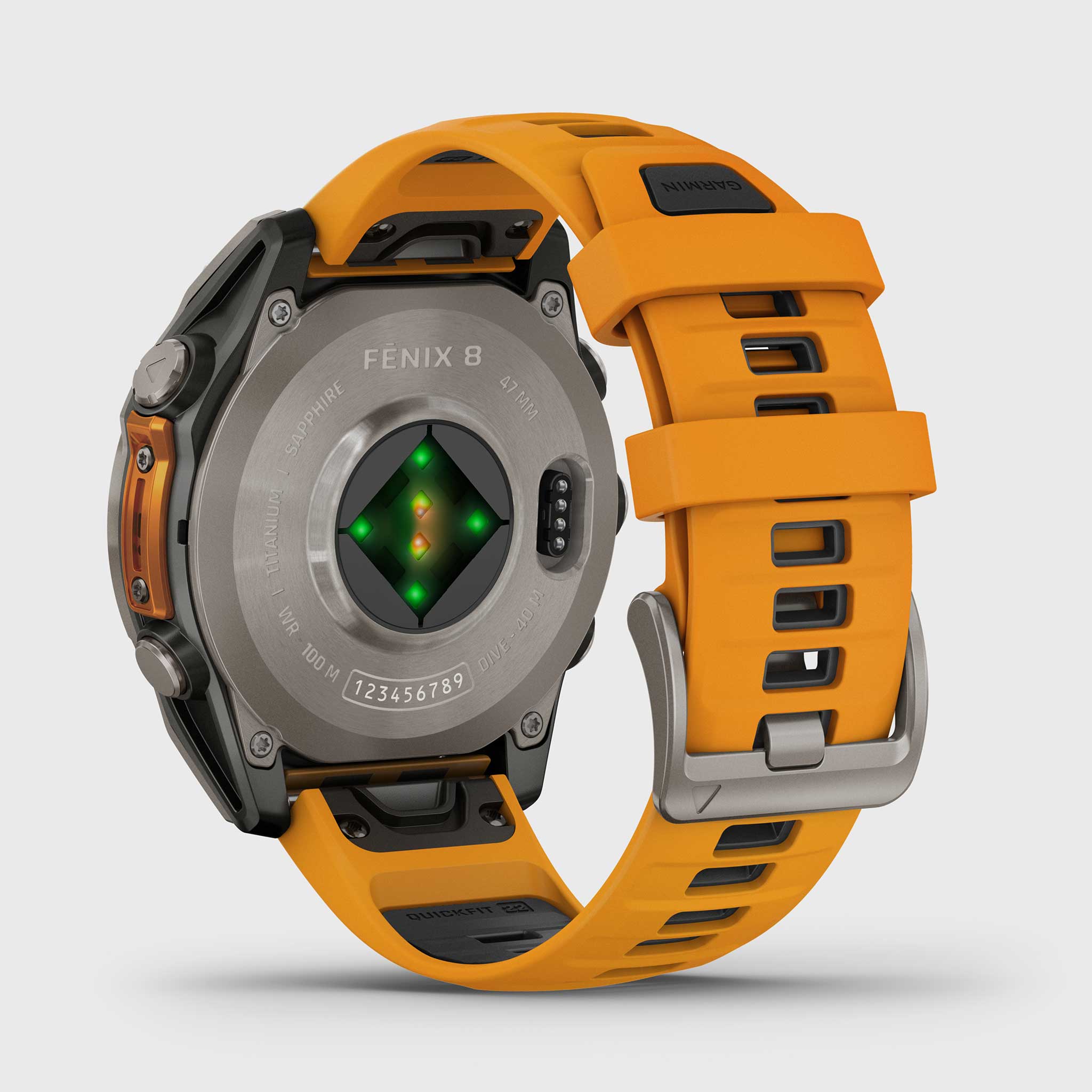 Garmin fenix 8 47mm AMOLED Sapphire GPS Watch – Holabird Sports