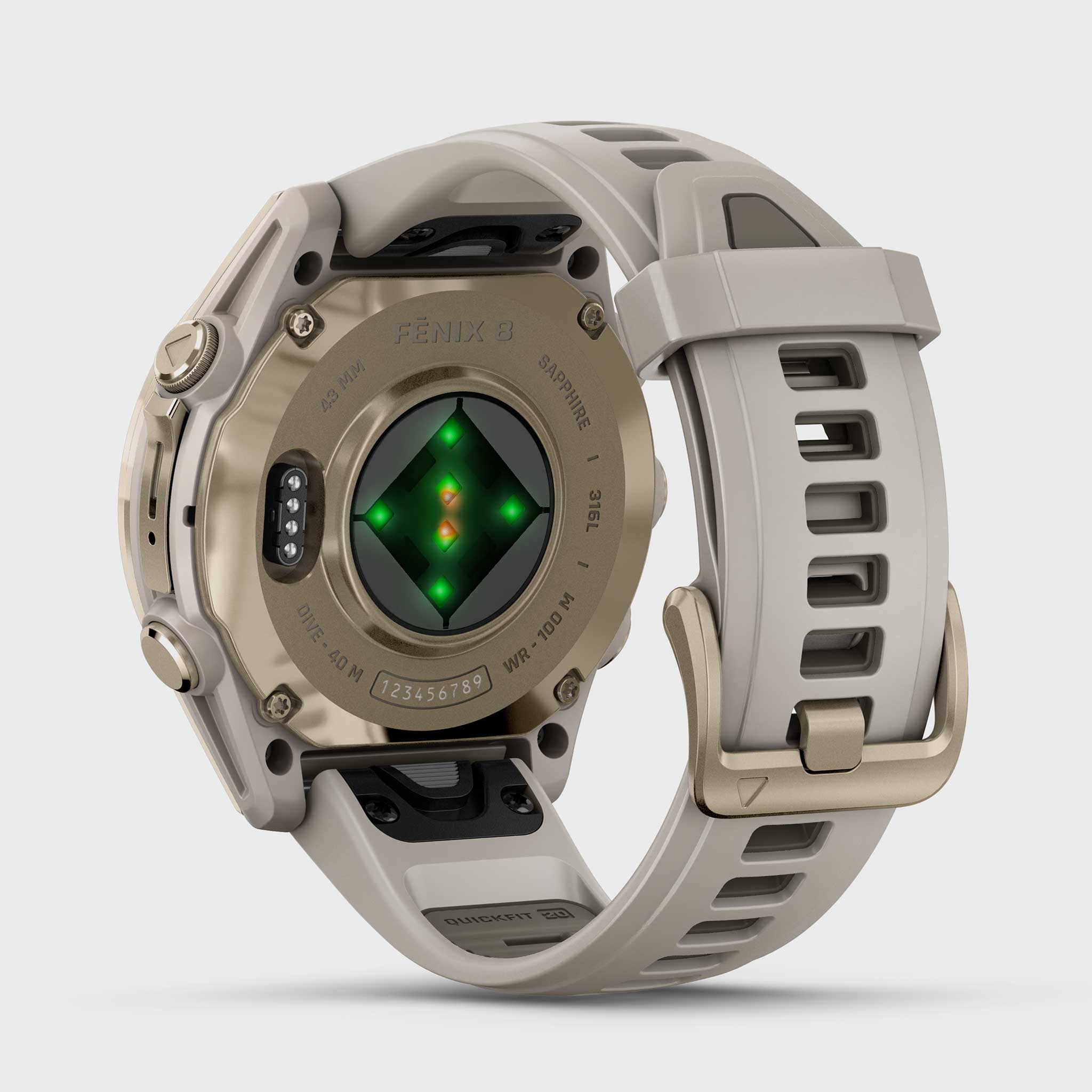 Garmin fenix 8 43mm AMOLED Sapphire GPS Watch