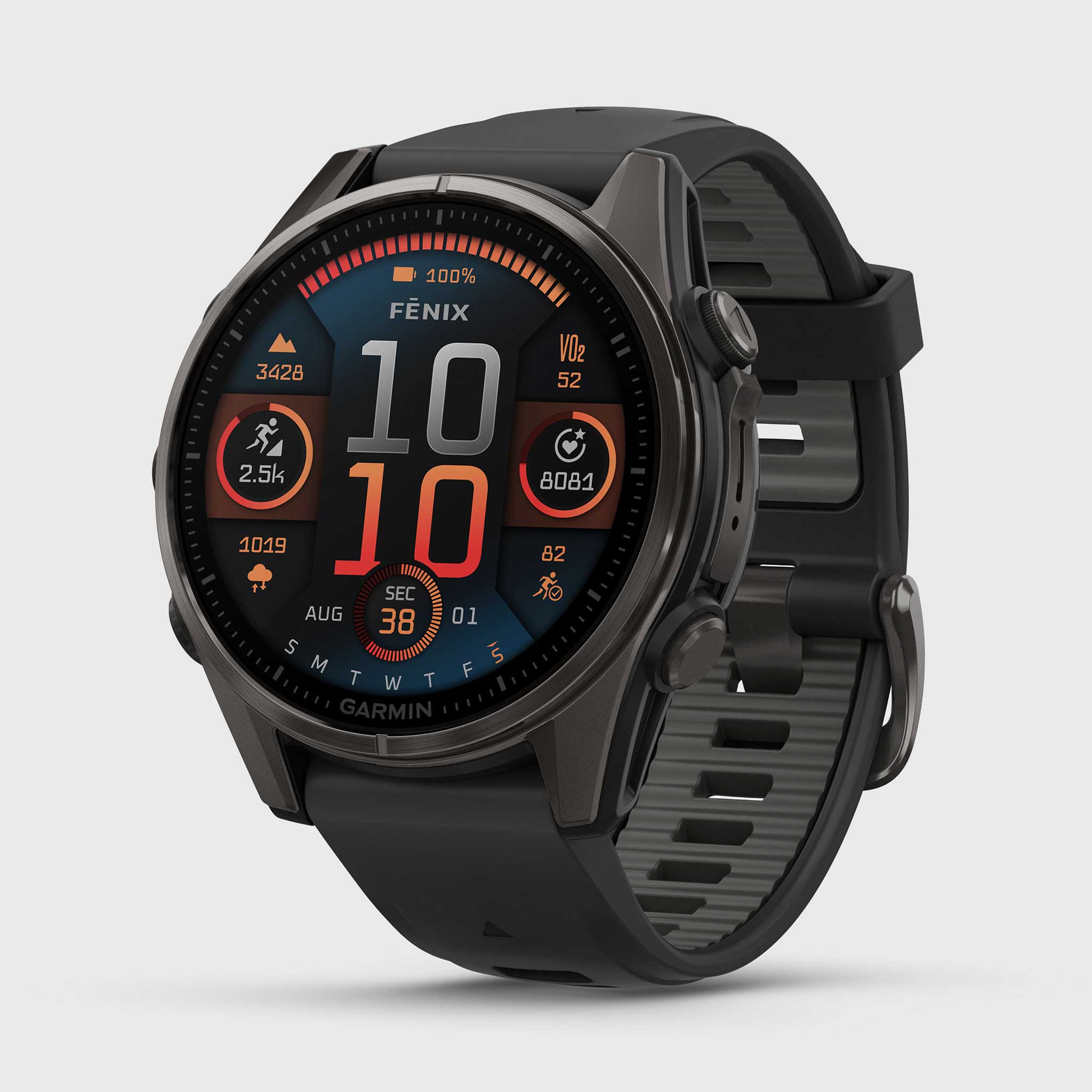 Garmin fenix 8 43mm AMOLED Sapphire GPS Watch – Holabird Sports