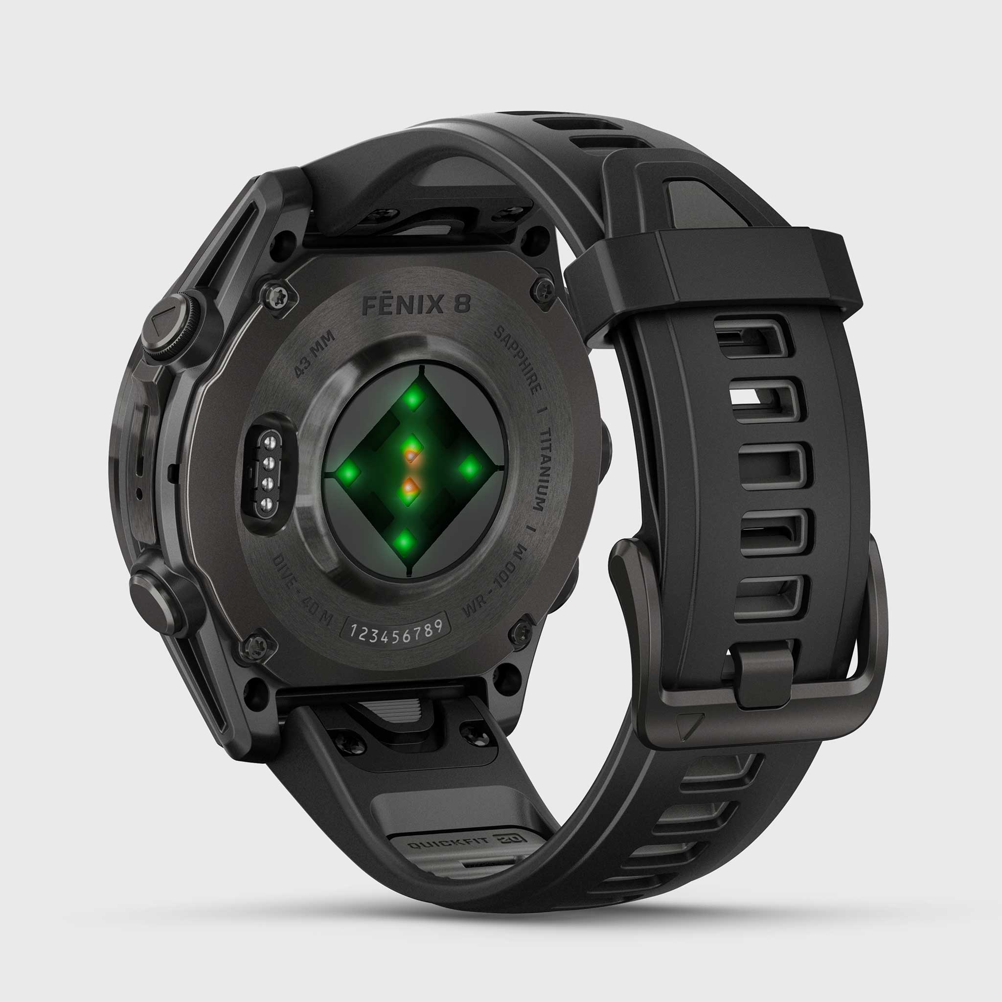 Garmin fenix 8 43mm AMOLED Sapphire GPS Watch – Holabird Sports