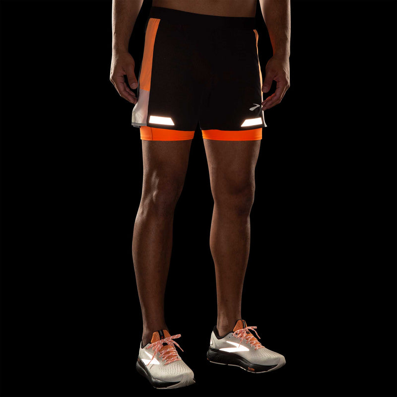 Brooks Run Visible 5" 2-in-1 Short 2.0 Men's
