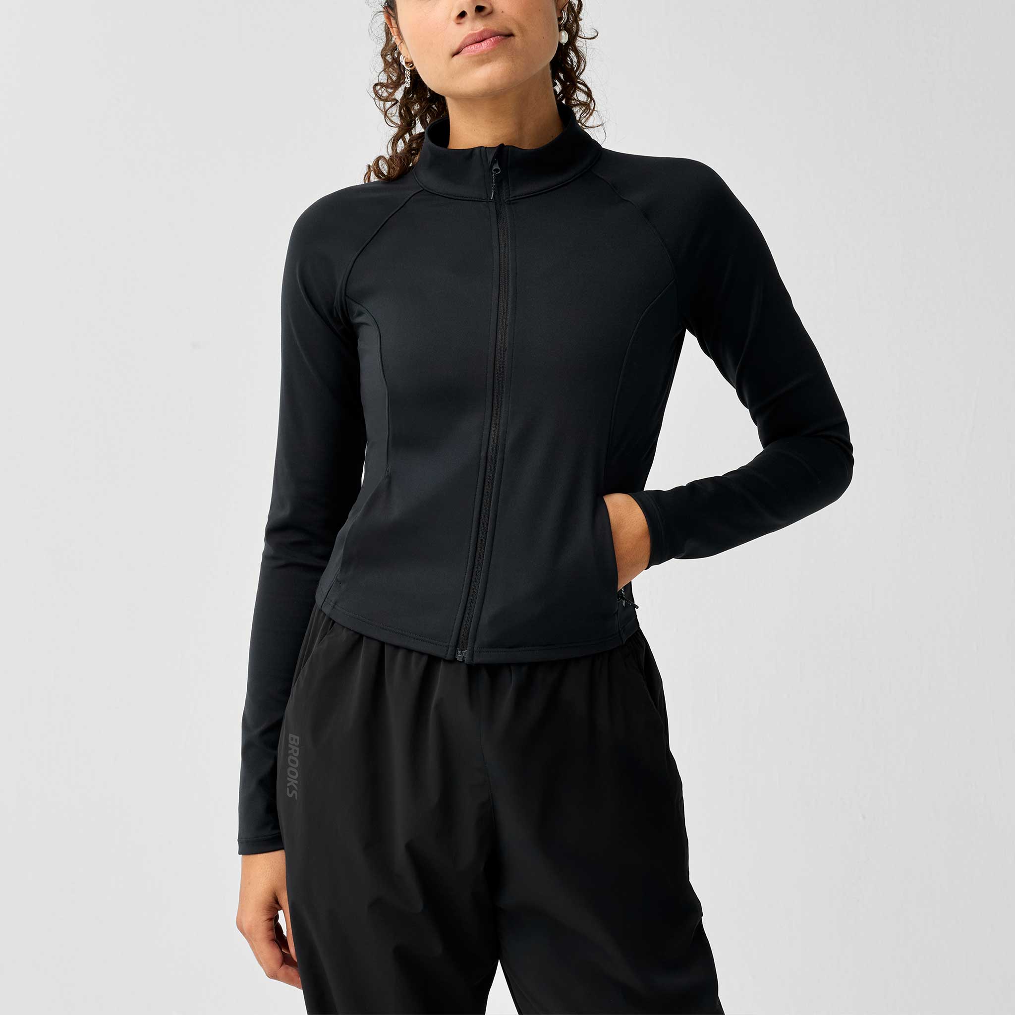 Brooks Movement Fitted Crop Jacket Women's