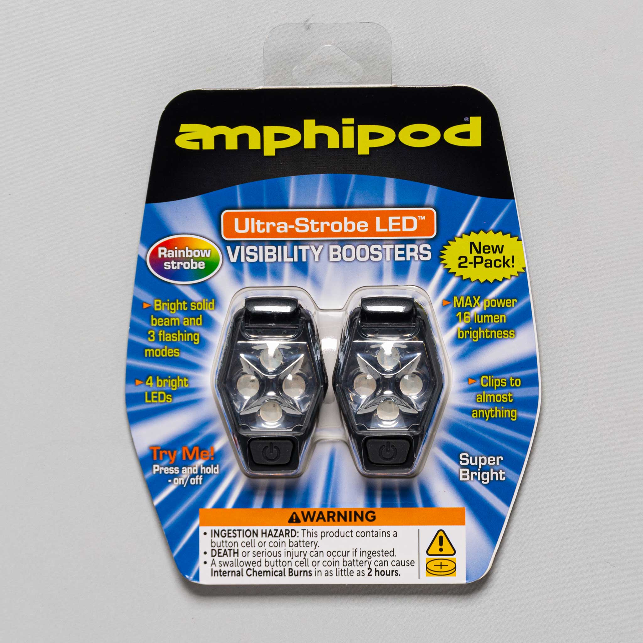 Amphipod Ultra-Strobe LED Clip Light 2-Pack