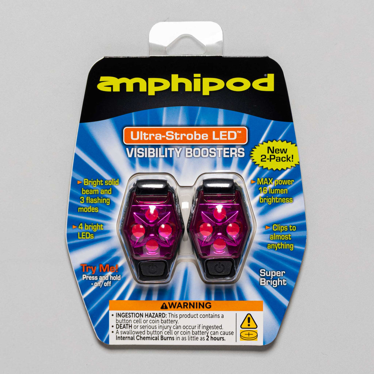 Amphipod Ultra-Strobe LED Clip Light 2-Pack