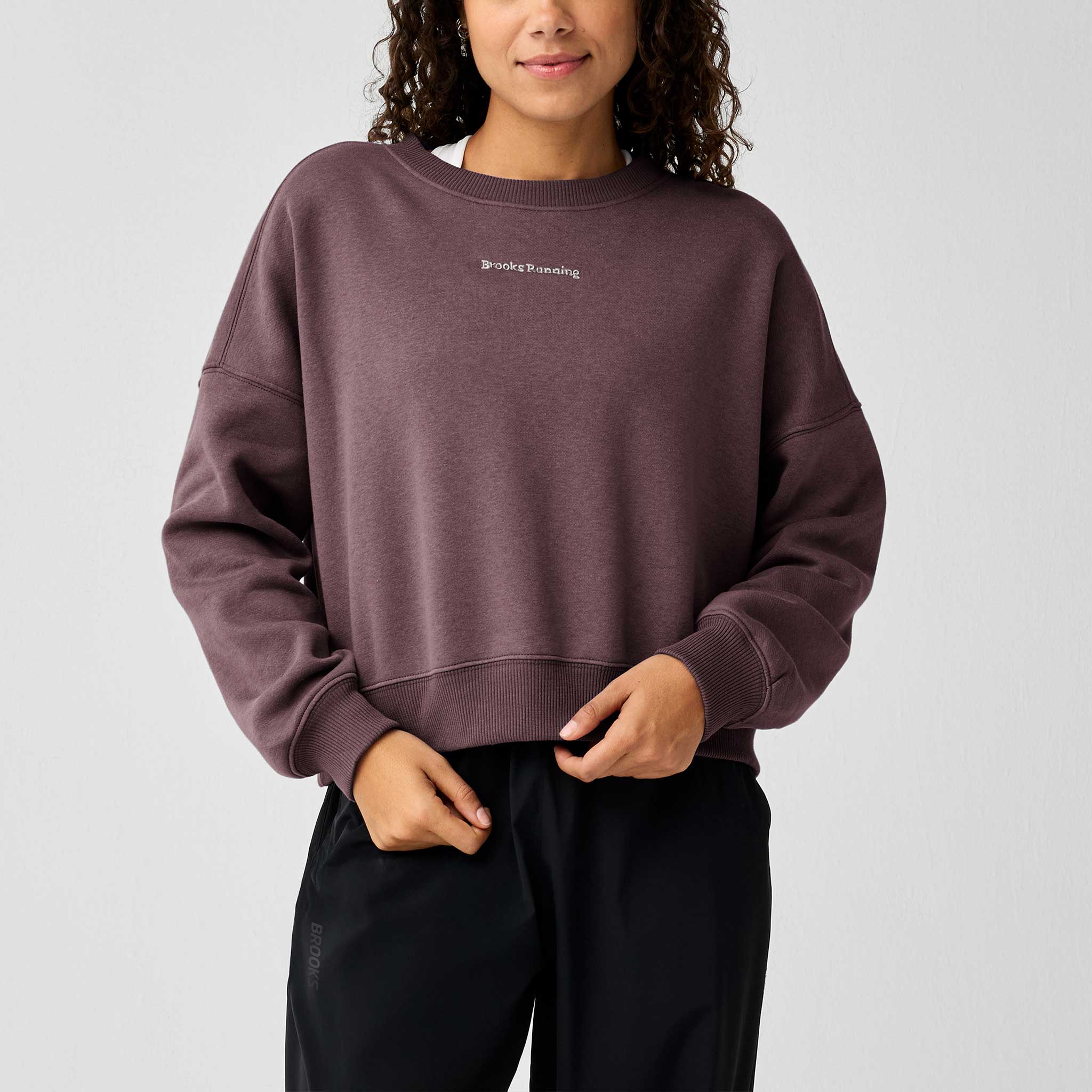 Brooks Movement Cropped Sweatshirt Women's