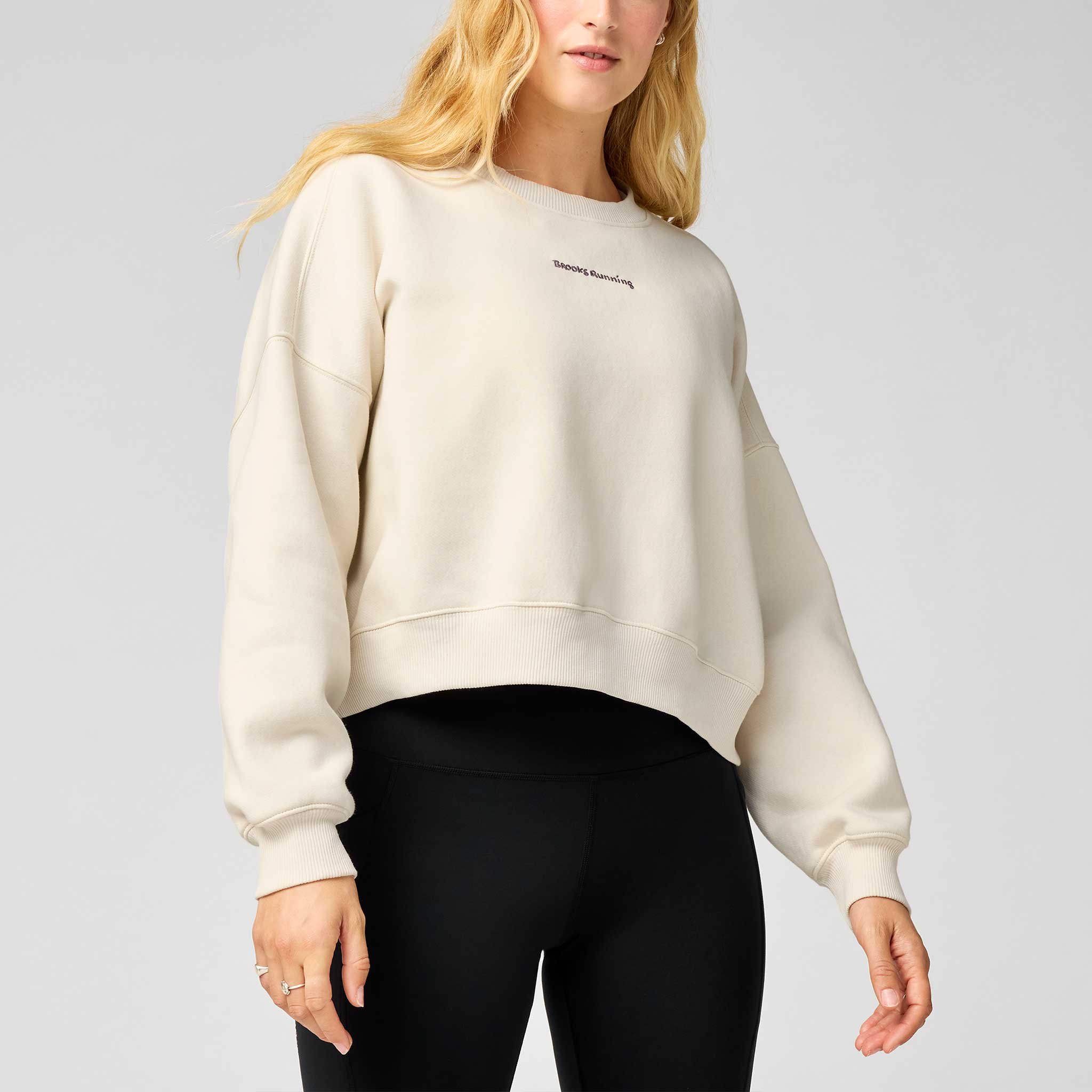 Brooks Movement Cropped Sweatshirt Women's