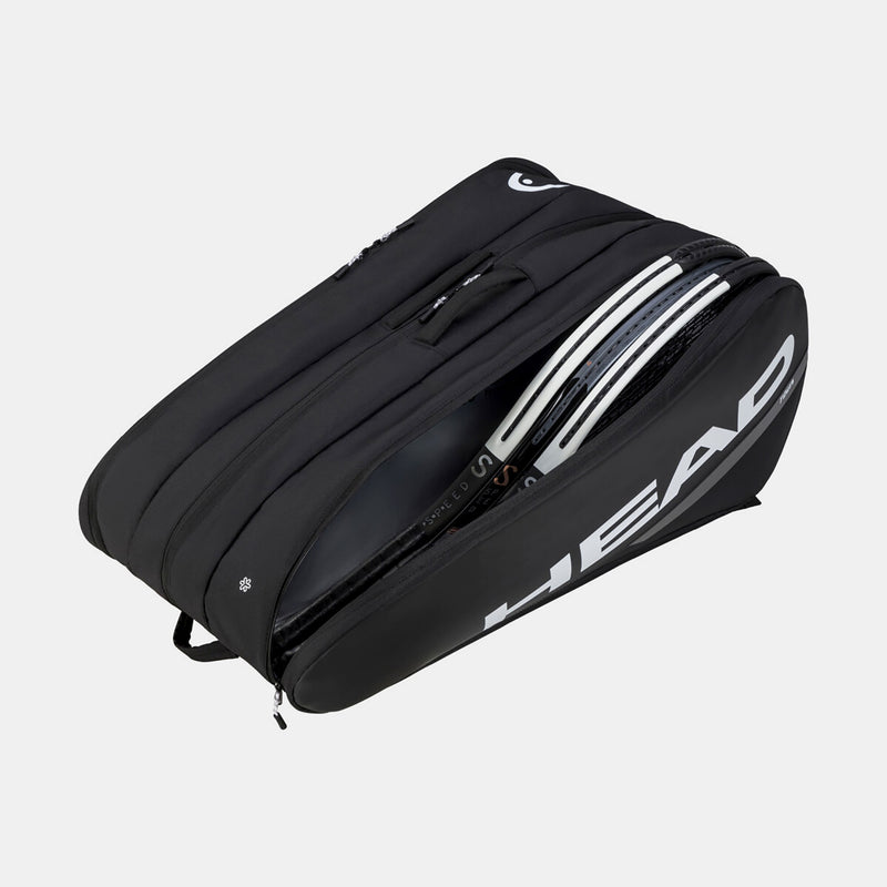 HEAD Tour Racquet Bag XL 12 Pack Black/White