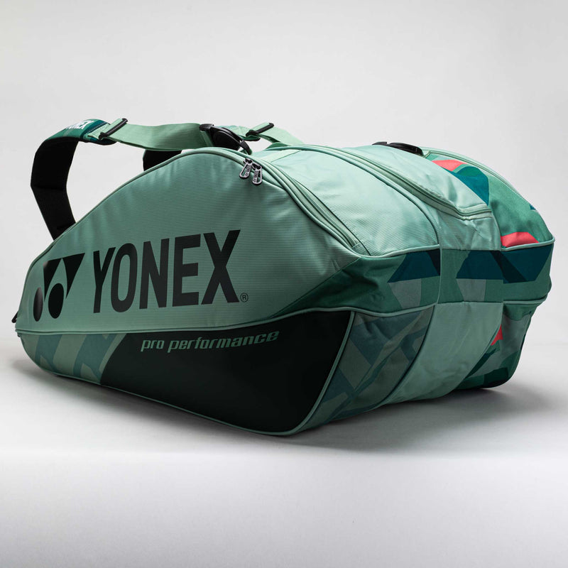 Yonex Pro 12 Pack Racquet Bag Olive Green