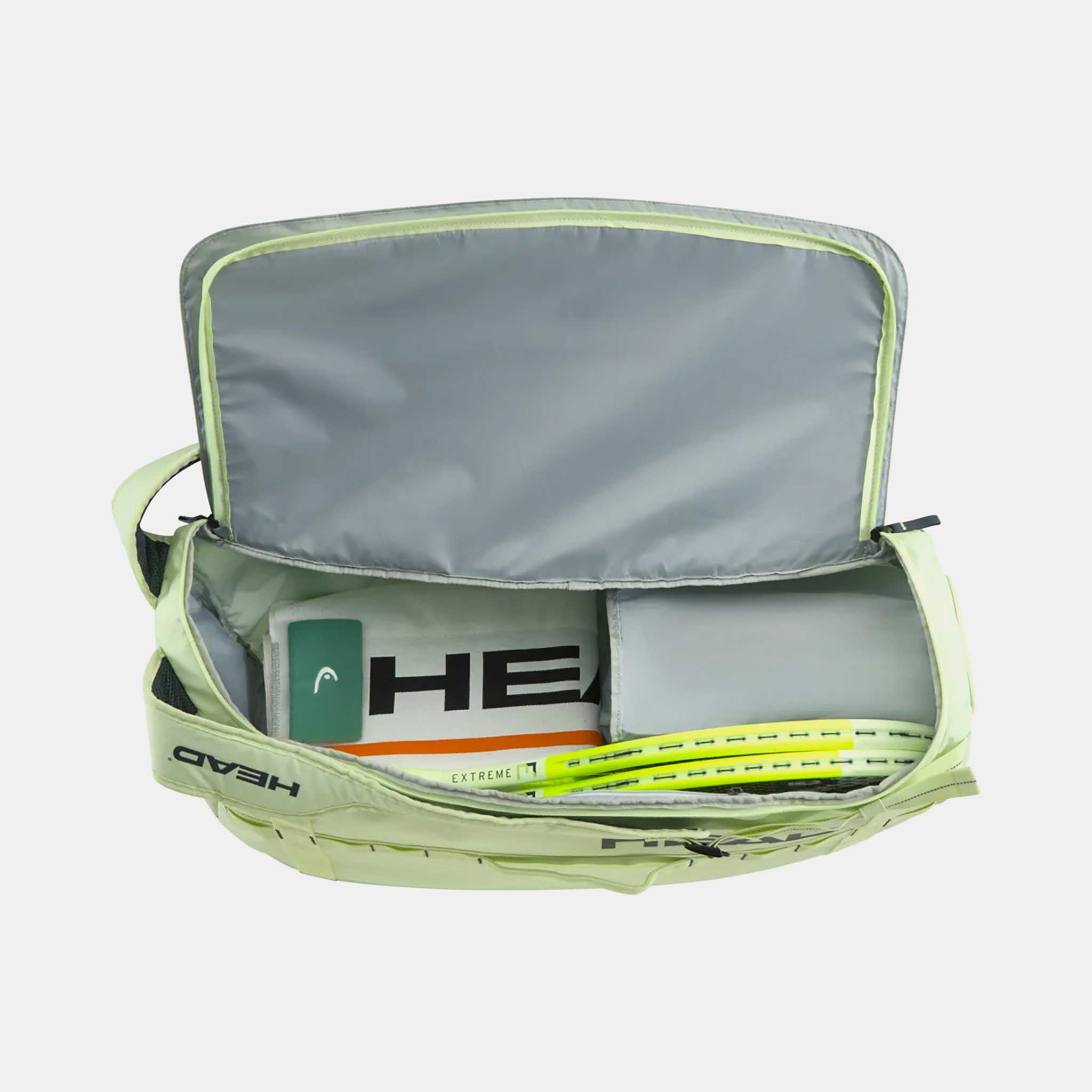 HEAD Pro Duffle Bag Medium 6 Racquet  Liquid Lime/Anthracite