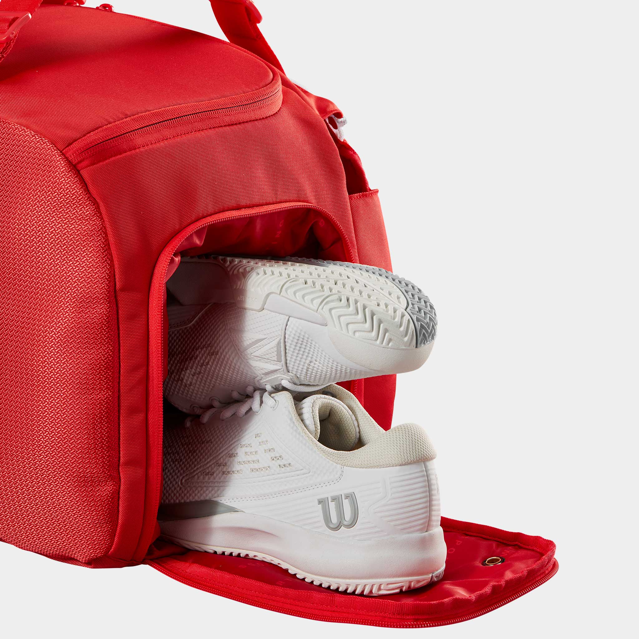 Wilson　SUPER TOUR TRAVEL BAG Wilson Super Tour Small Duffle Red – Holabird Sports
