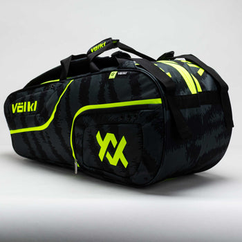 Volkl Zebra Combi Bag Black/Charcoal/Neon Yellow (Item #073539)