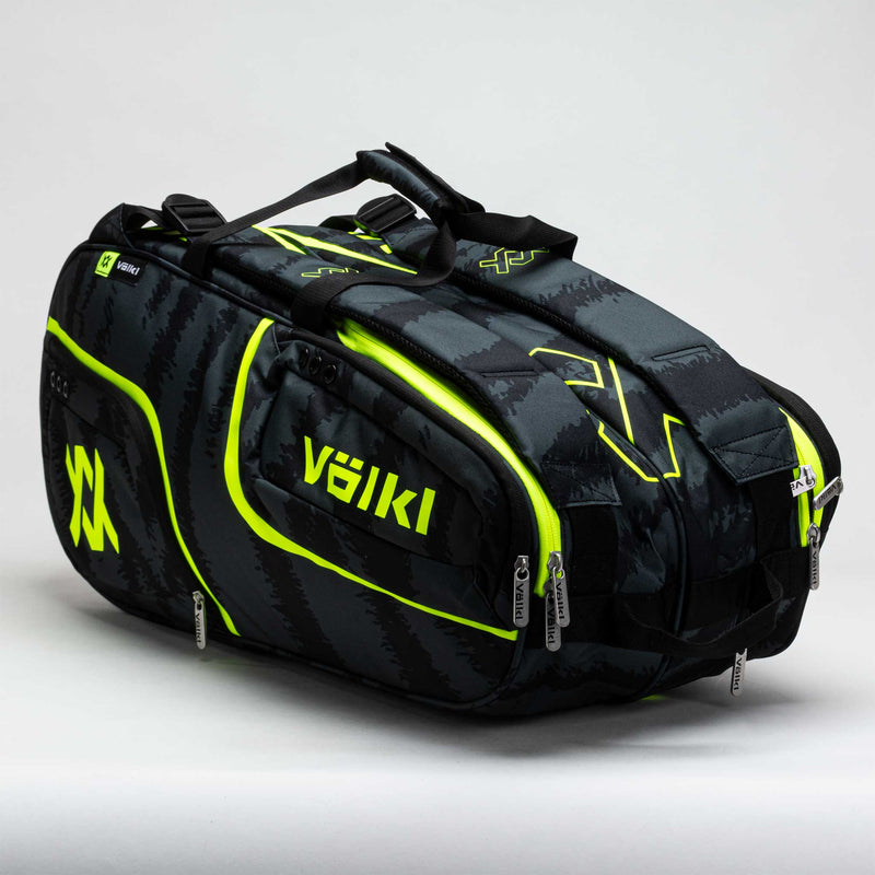 Volkl Zebra Combi Bag Black/Charcoal/Neon Yellow