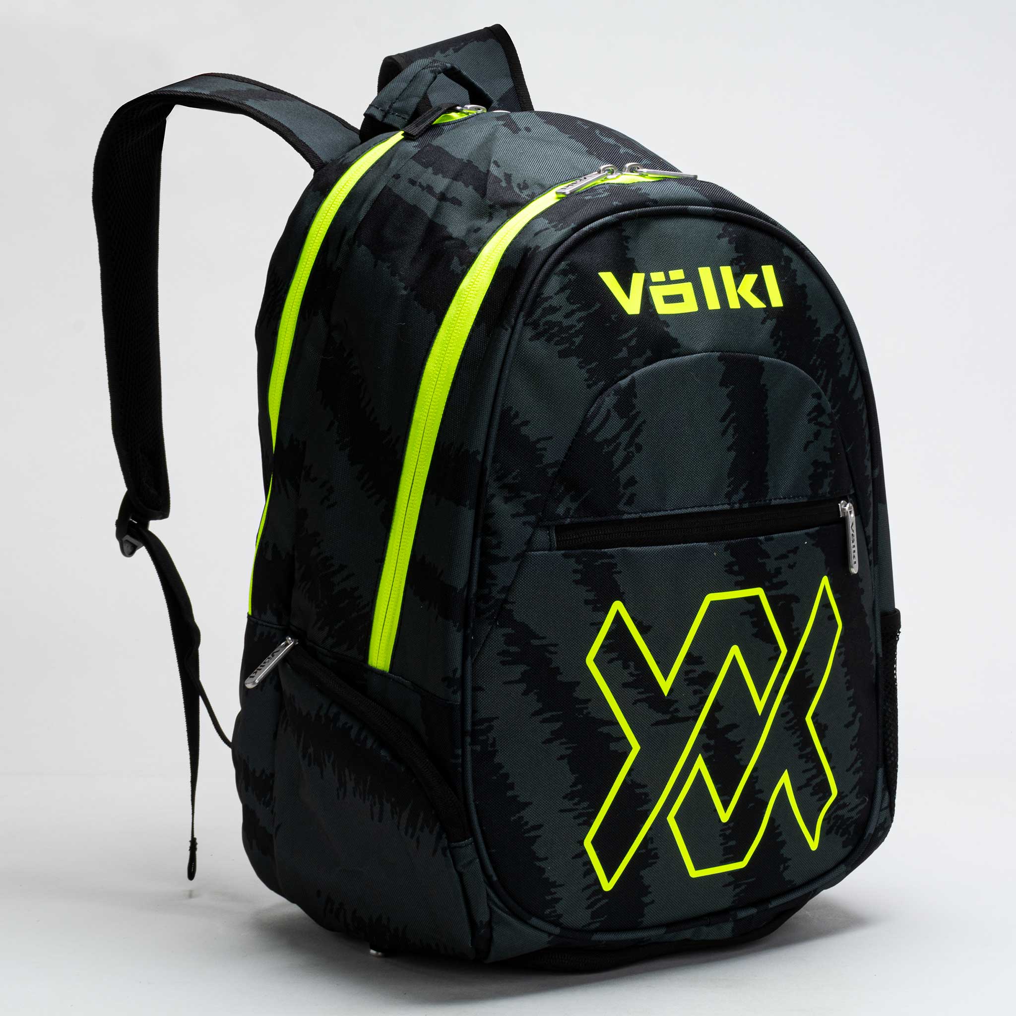 Volkl Zebra Team Backpack Black/Charcoal/Neon Yellow