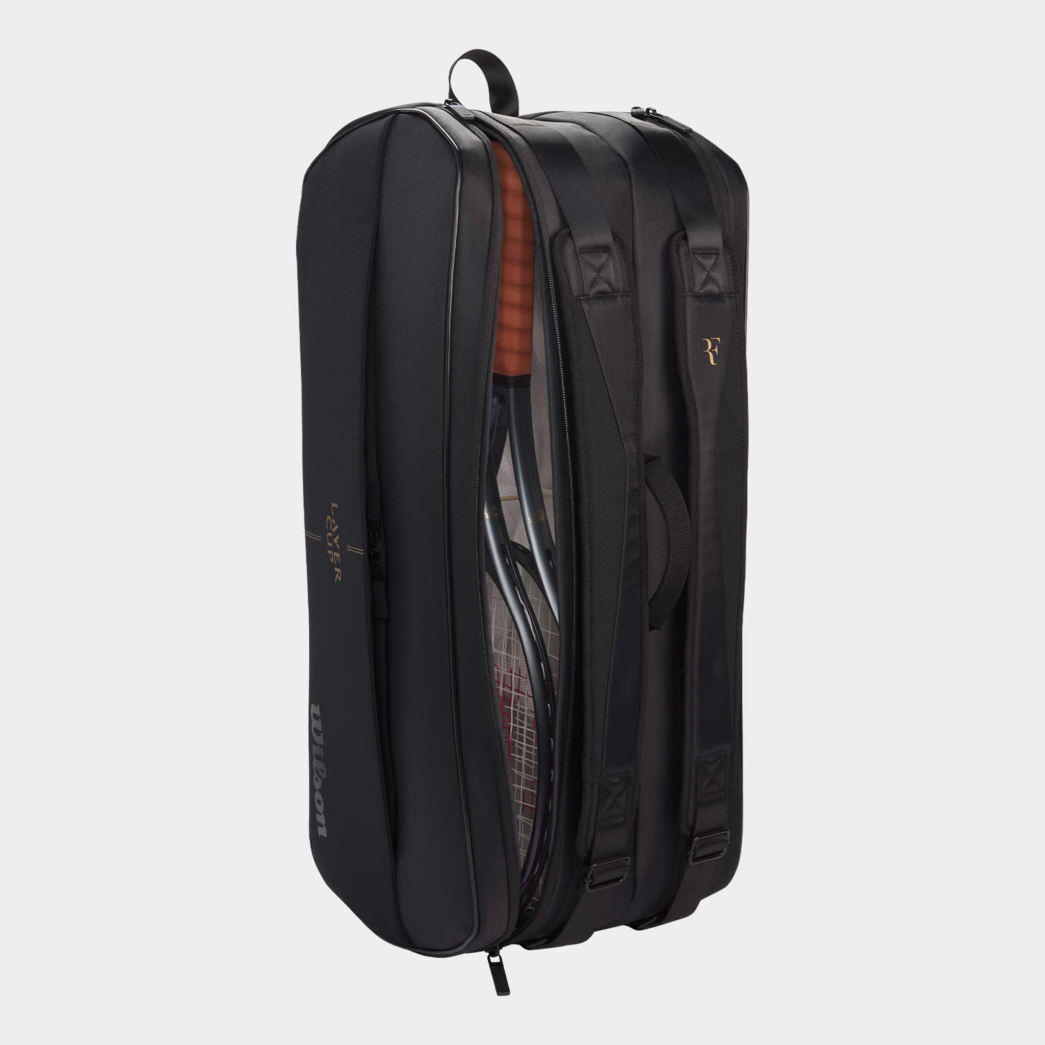 Wilson RF 01 Tournament Tennis Bag 9 Pack Laver Cup 2025 Black