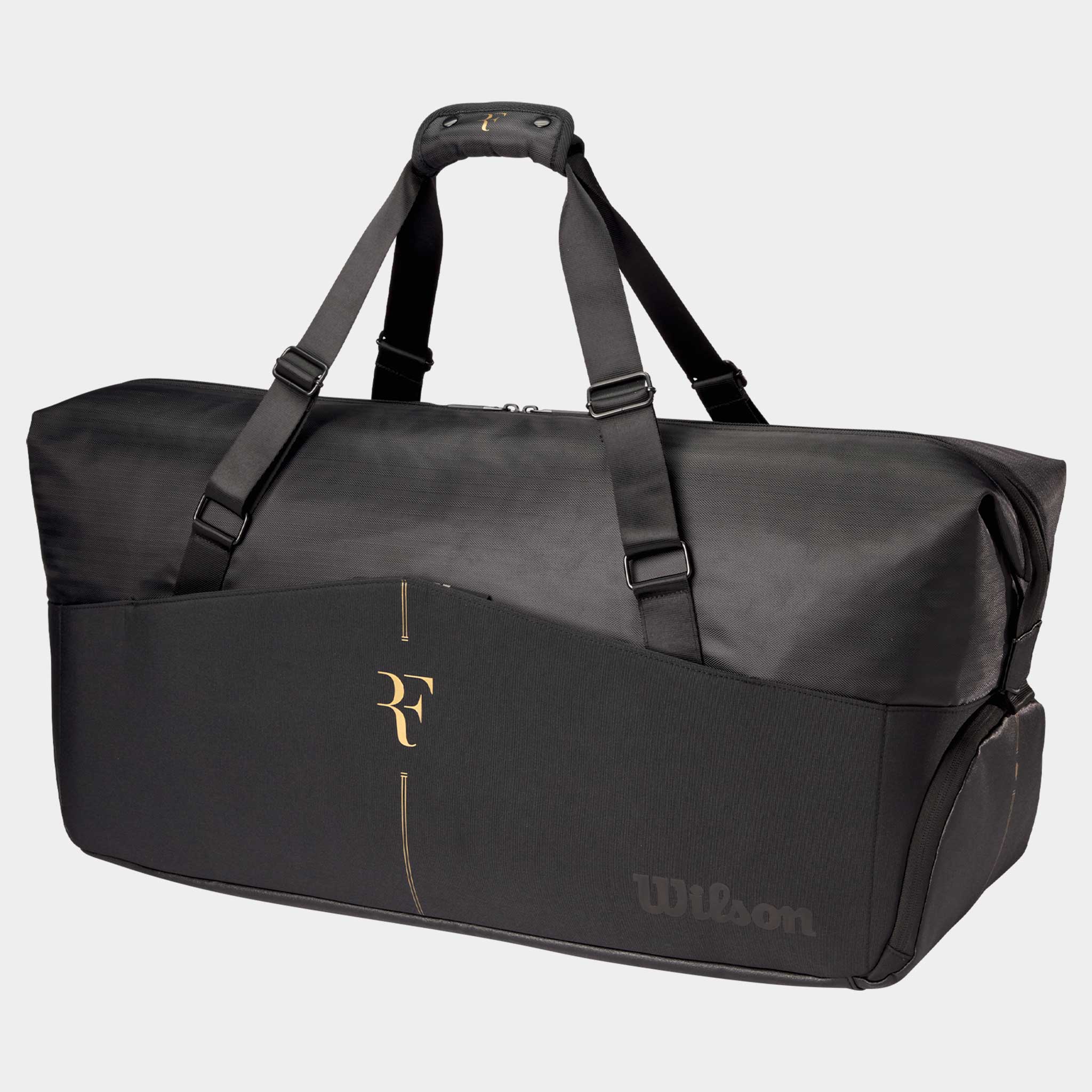Wilson RF 01 Practice Tennis Duffel 6 Pack Laver Cup 2025 Black
