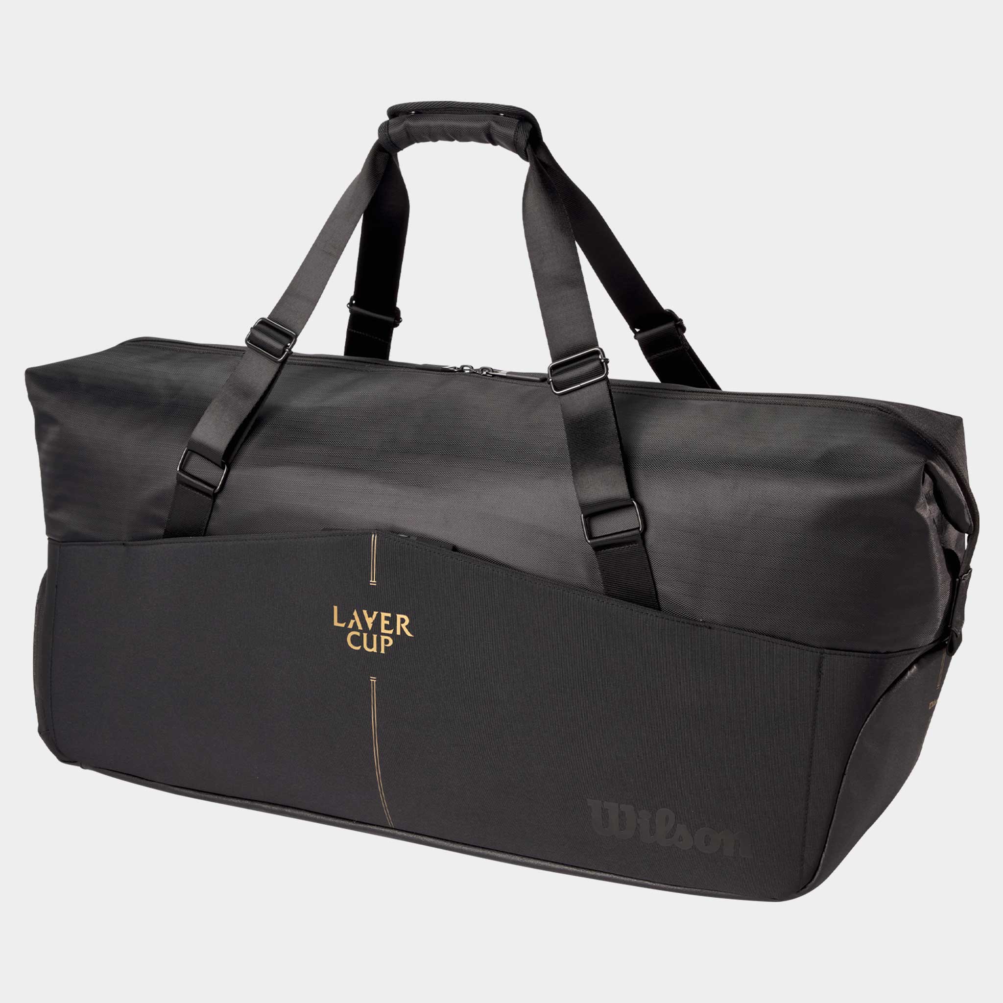 Wilson RF 01 Practice Tennis Duffel 6 Pack Laver Cup 2025 Black