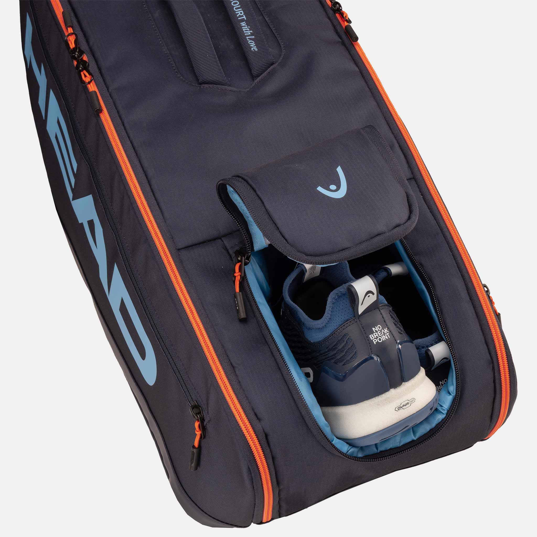 HEAD Pro Racquet Bag L 9 Pack Navy