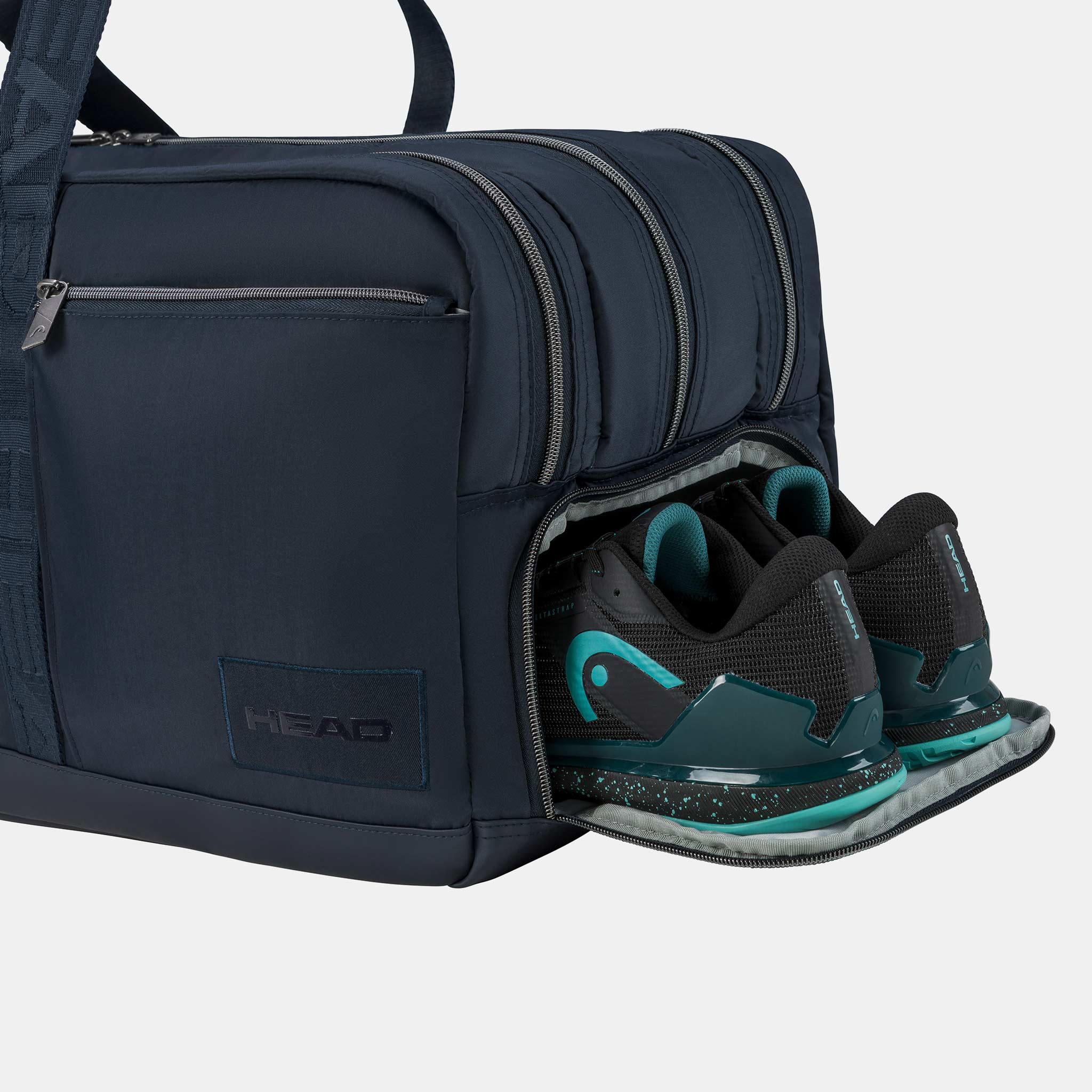 dasein patent leather backpack Head Pro Duffle Bag L, Navy, Nylon