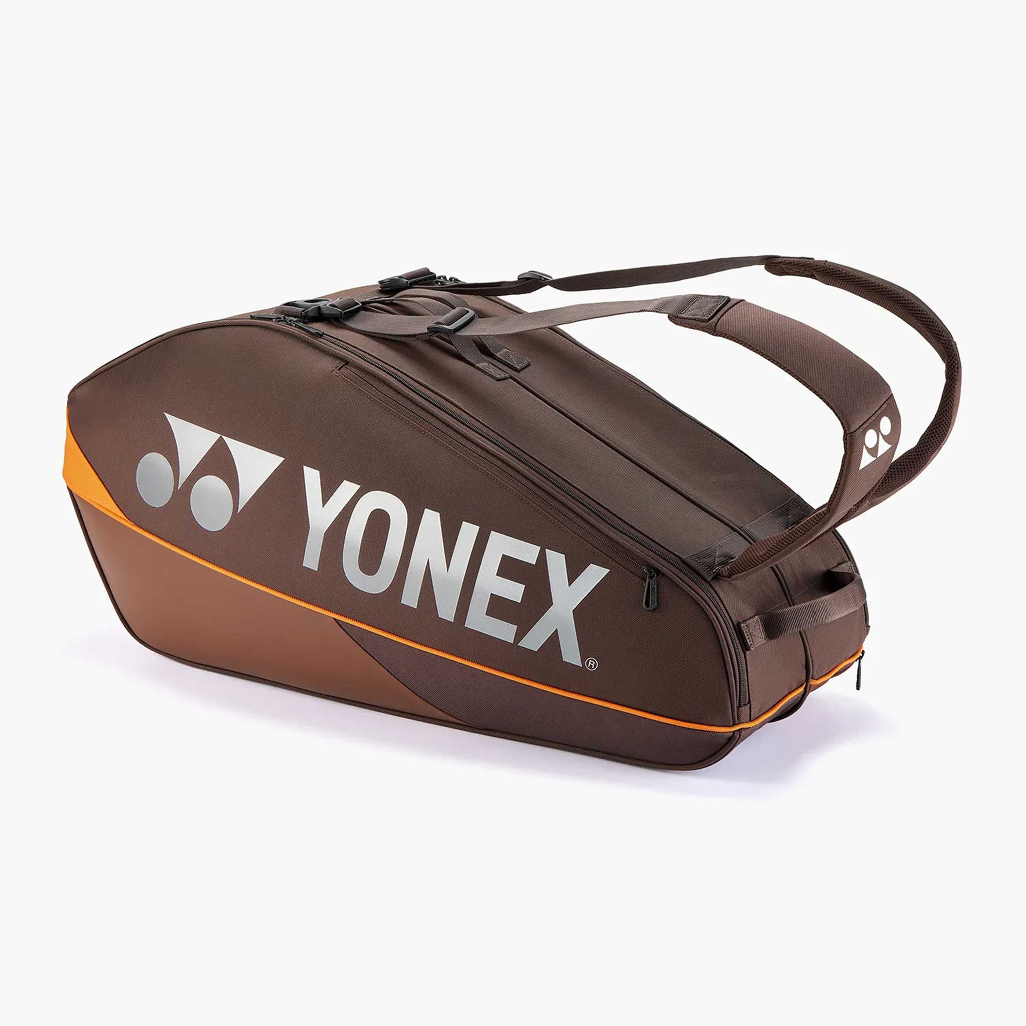 Yonex Pro 6 Pack Racquet Bag Espresso Brown