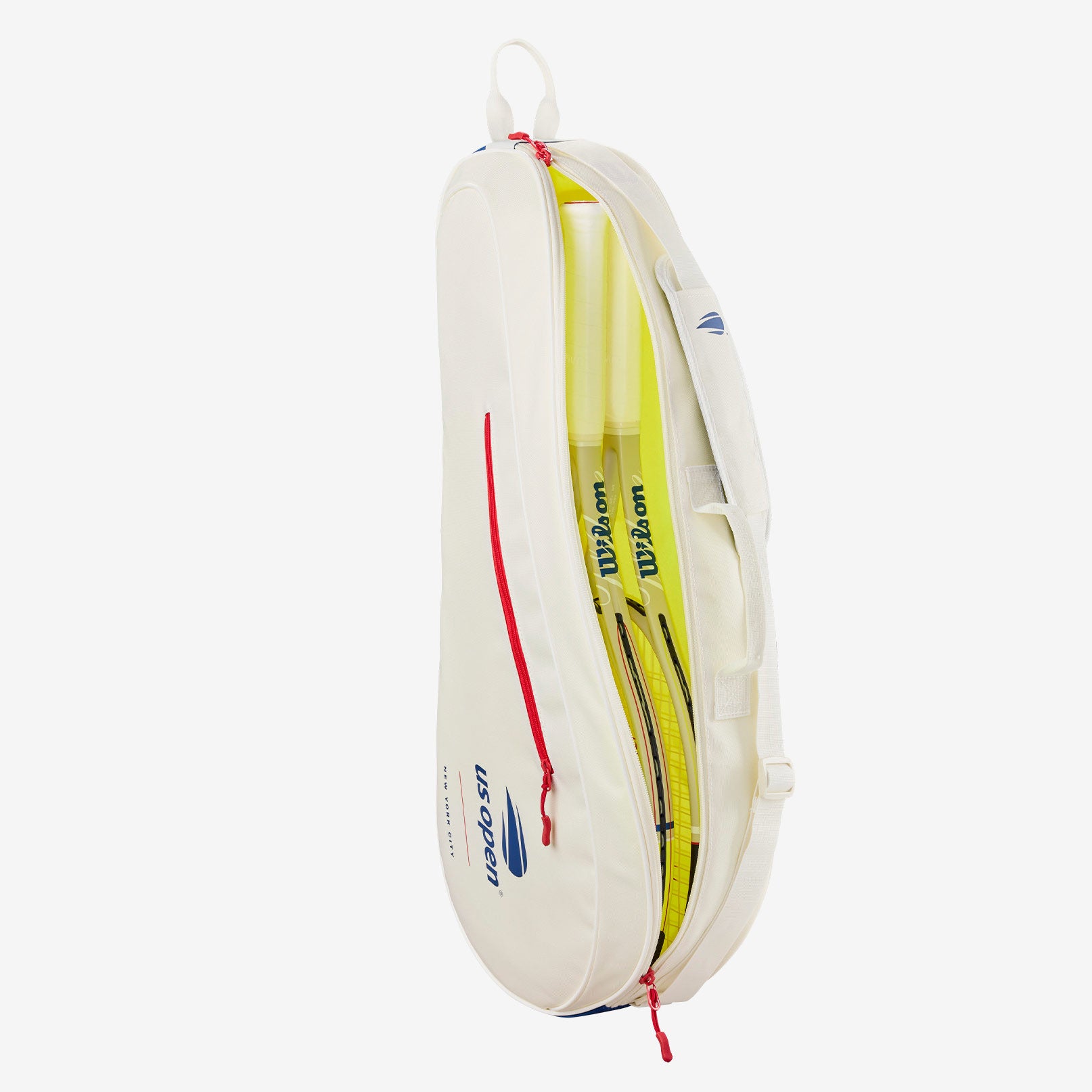 Wilson US Open 2026 Team Racket Bag 3 Pack White