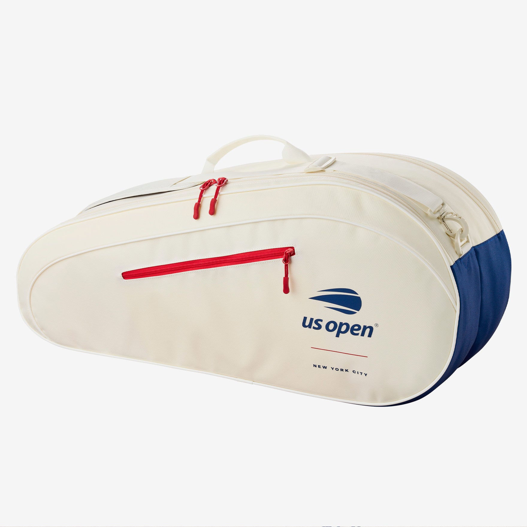 Wilson US Open 2026 Team Racket Bag 6 Pack White
