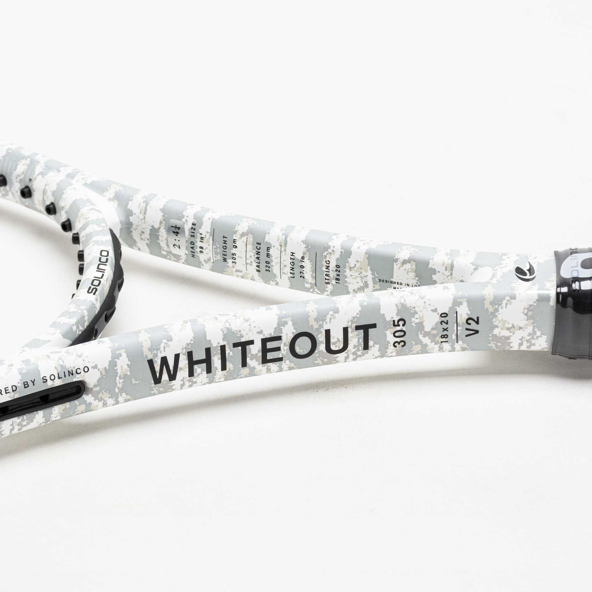 Solinco Whiteout v2 305 18x20 – Holabird Sports