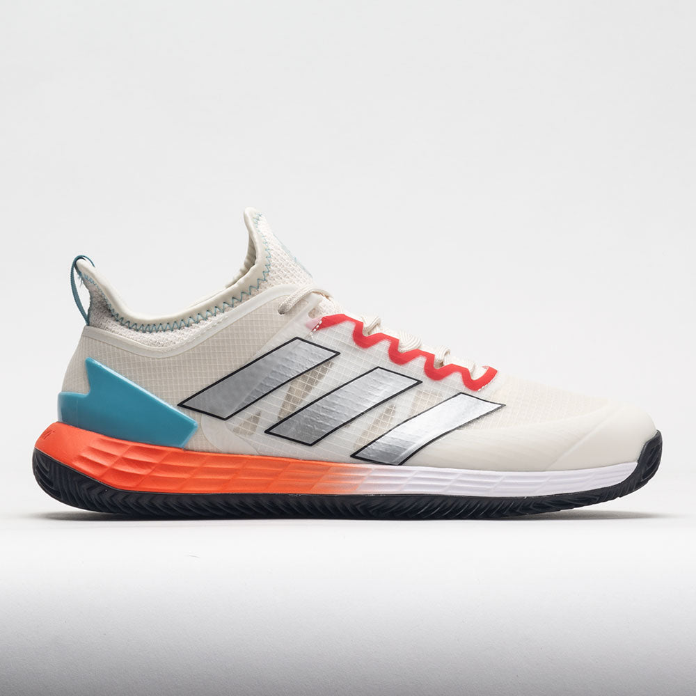 adidas adizero 4 Clay Men's Chalk White/Metallic/Blue –