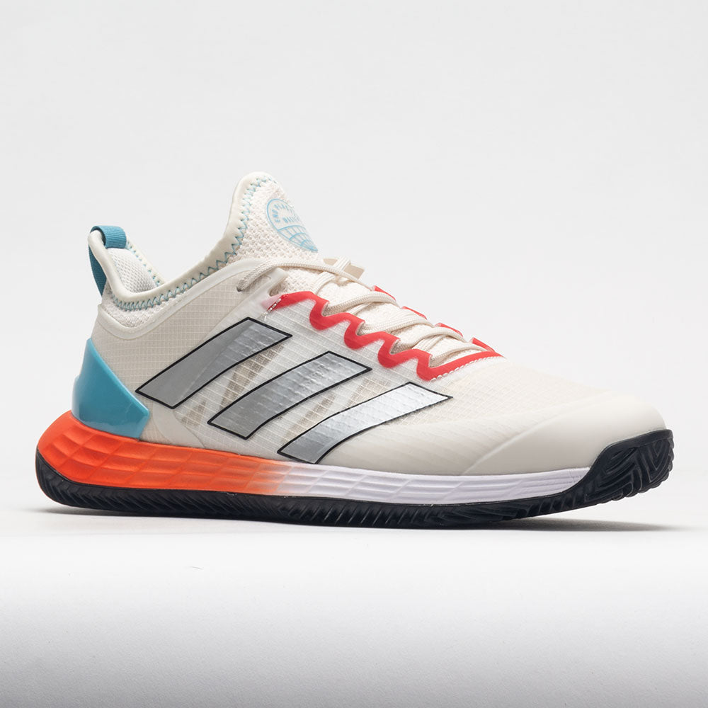 Emoción acuerdo Inclinarse adidas adizero Ubersonic 4 Clay Men's Chalk White/Metallic/Blue – Holabird  Sports