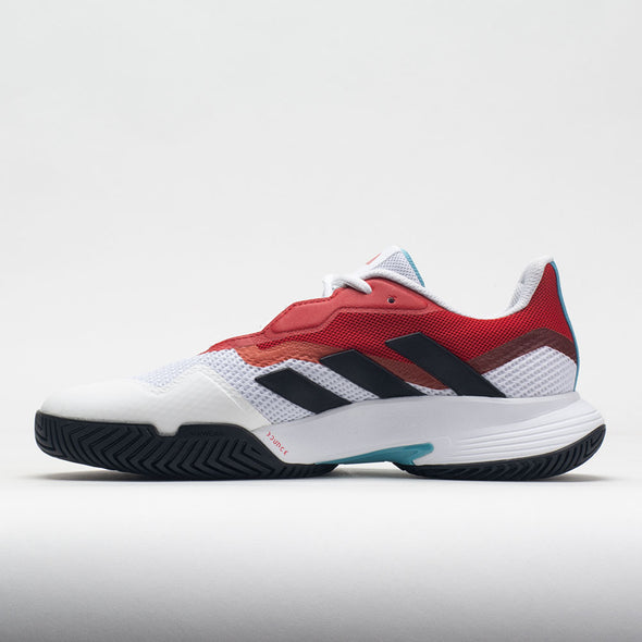 adidas CourtJam Control Men's White/Black/Better Scarlet