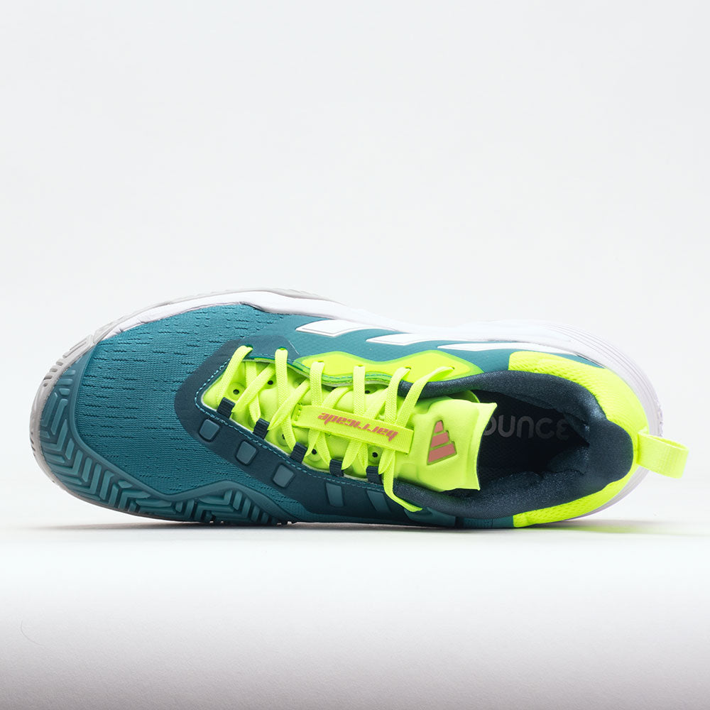 Adidas Barricade Tennis Shoes - Men's - Arctic Fusion / Lucid Lemon / Wonder Clay - 9.5