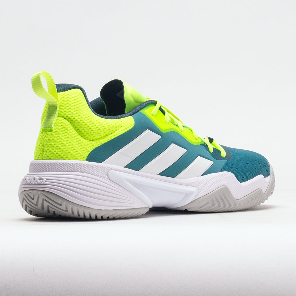 Adidas Barricade Tennis Shoes - Men's - Arctic Fusion / Lucid Lemon / Wonder Clay - 9.5