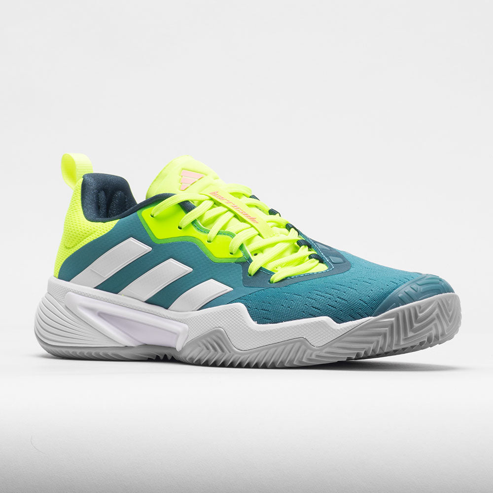 Adidas Barricade Clay Men's Tennis Shoe Black/green/yellow