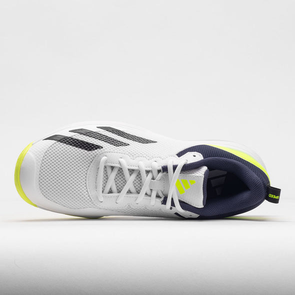 adidas CourtFlash Speed Men's White/Core Black/Lucid Lemon