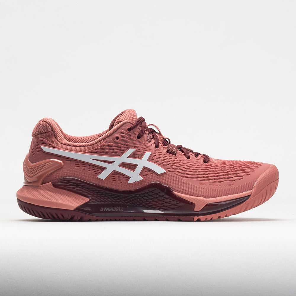 ASICS GEL-Resolution 9 Womens Light Garnet/White