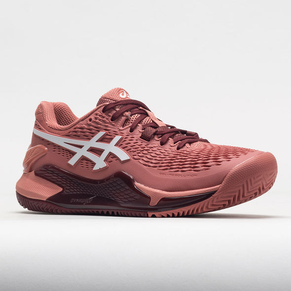 ASICS GEL-Resolution 9 Clay Women's Light Garnet/White