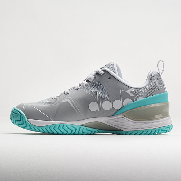 Diadora Blushield Torneo 2 AG Women's Silver DD/Black/Aruba Blue